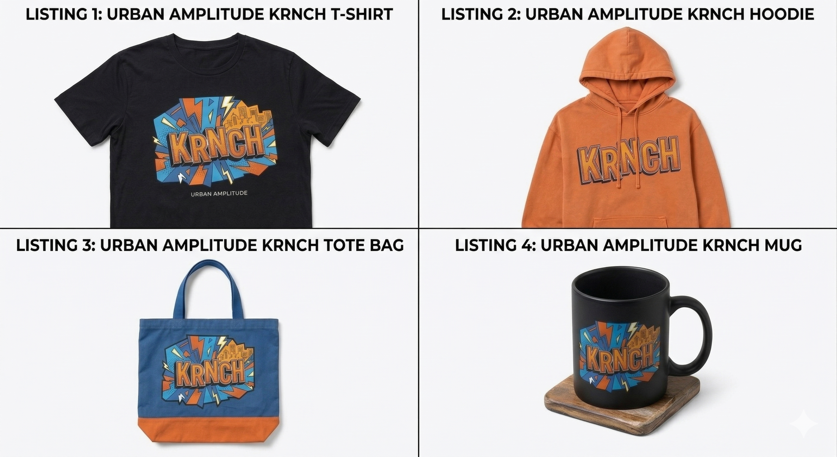 KRNCH Merch Range